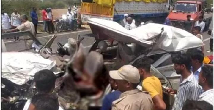  जयपुर में बोलेरो और स्कॉर्पियो की भिड़ंत में चार की मौत, नौ घायल