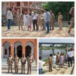 लम्भुआ क्षेत्राधिकारियों ने  धोपाप मंदिर  का किया निरीक्षण